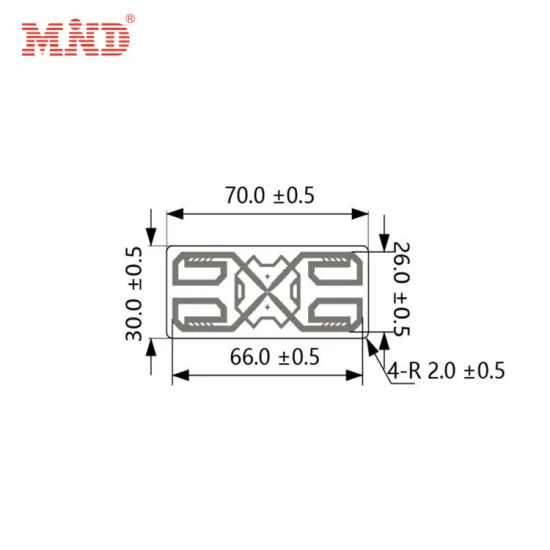 고품질 맞춤형 맞춤형 UHF M4qt 강력한 접착성 RFID 라벨 태그